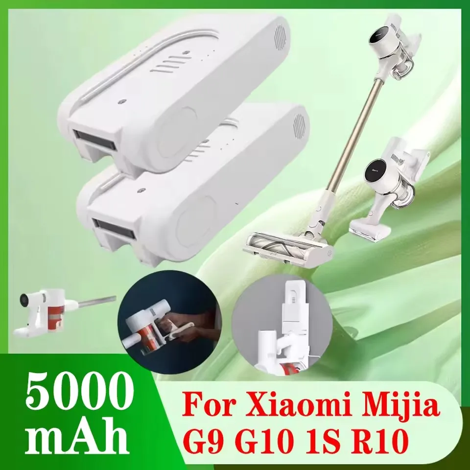 NEW Replacement Battery DGDXT-7S1P-001 For Xiaomi Mijia Wireless Vacuum Cleaner G9 G10 G9 1S Plus G10 Plus 5000mAh