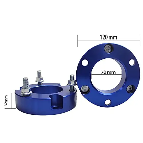 Kit de Elevación de Suspensión Delantera para Nissan Frontier Navara D40 2005-2020, Espaciadores de Amortiguadores de Aluminio, Elevación de
