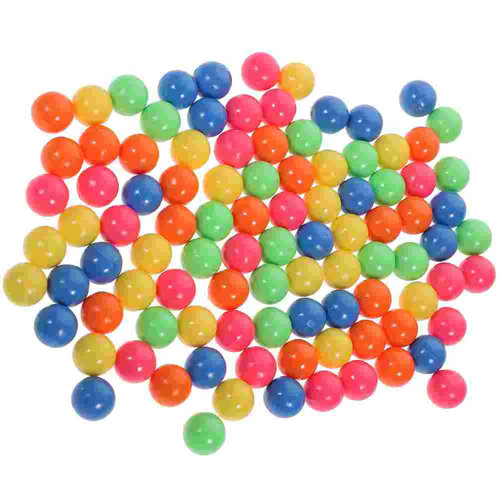 100 Pcs Probability Counting Ball Mini Balls Toys for Kids Soft Colored Plastic Child