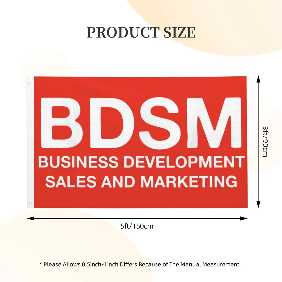 BDSM Business Development Sales And Marketing Flag Printed 3x5 ft Flags Hanging Fashion Banner For Bed Room Decor