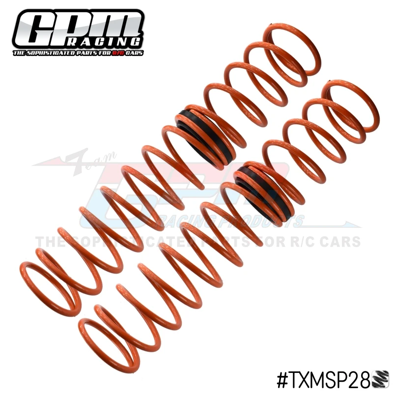 

GPM 2.8MM Coil Springs For Original Or Optional Shocks TXM12170 For TRAXXAS 1/5 X-MAXX 6S/8S