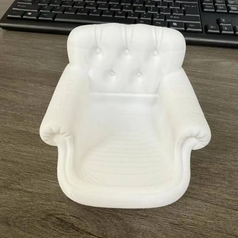 3D Relief Sofa Storage Tray Tufted Valet Tray For Keys Jewelry Decorations Centerpieces Party Supplies Housewarming Gift