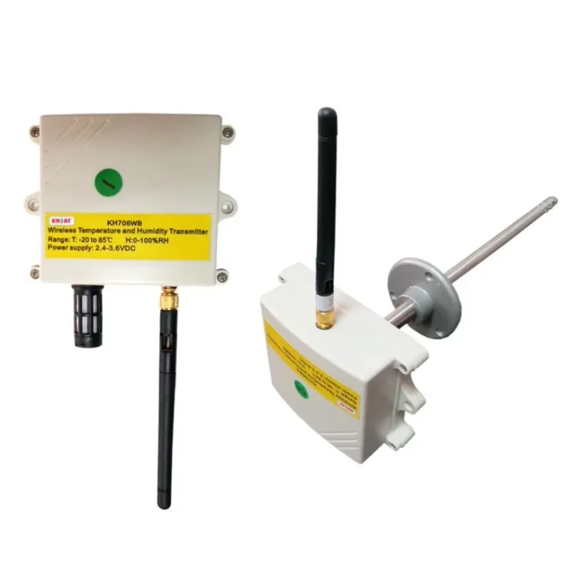 KH706TB: Wall-mounted digital LCD HVAC, greenhouse temperature and humidity sensor, output 4-20mA