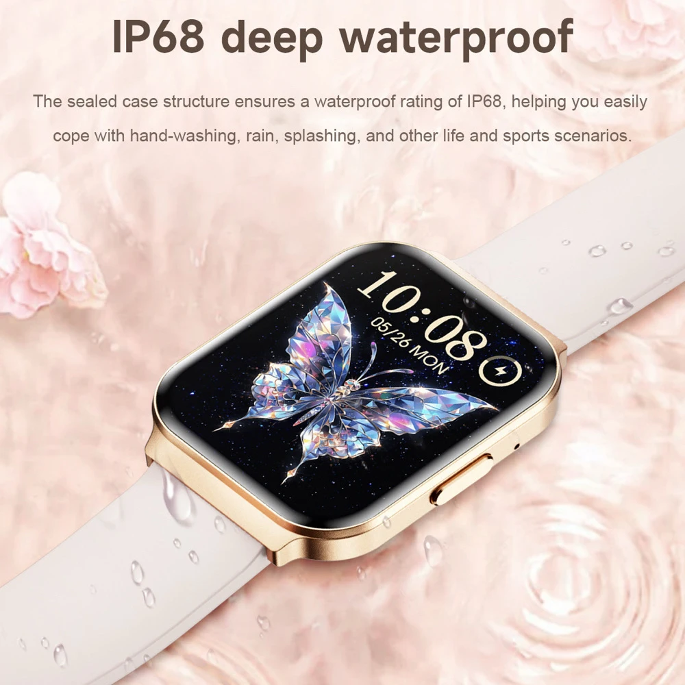 11 جرام رقيقة جدا المرأة Smartwatch بلوتوث دعوة IP68 مقاوم للماء سوار للسيدات معدل ضربات القلب الصحة الرياضة ساعة تنبيه ساعة ذكية