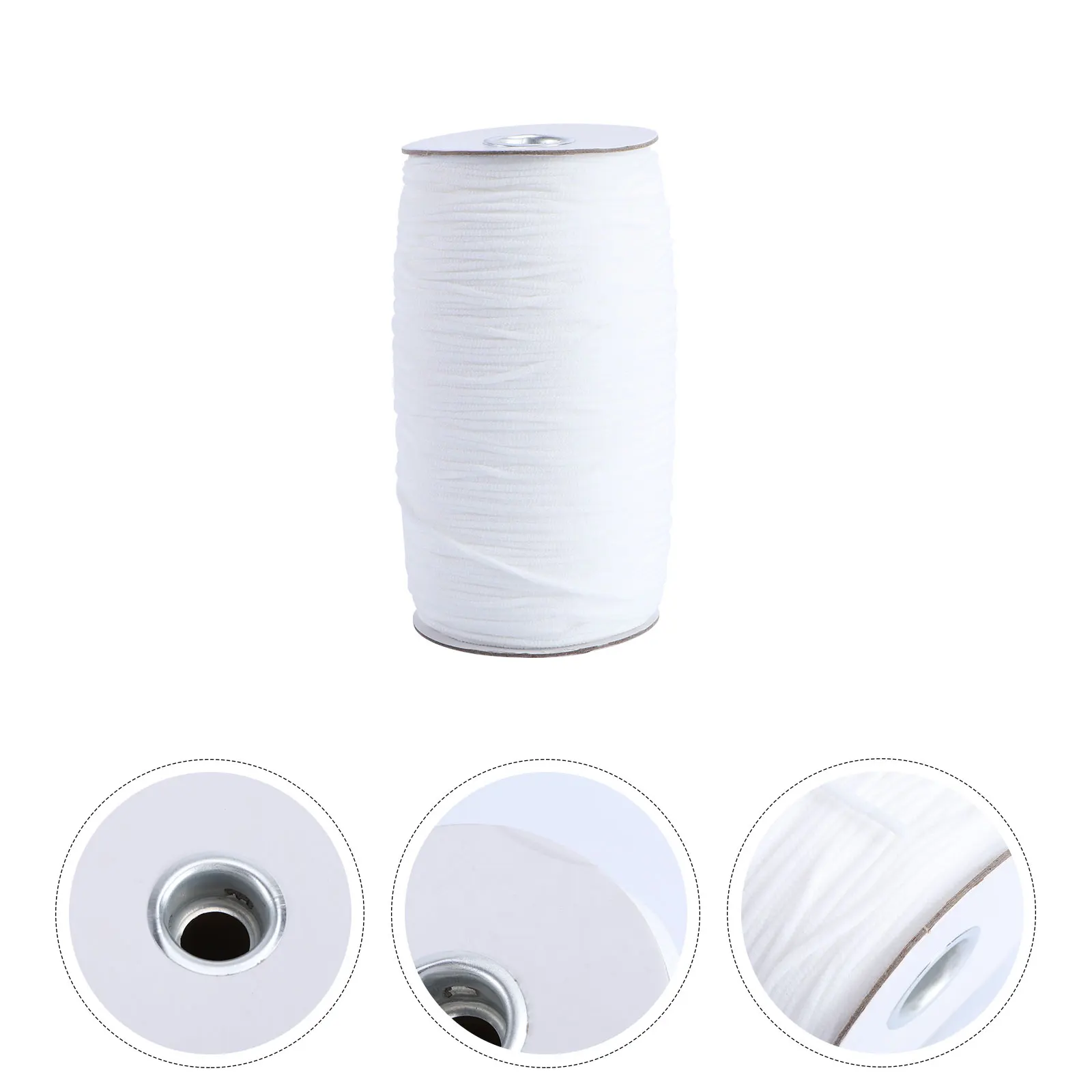 

Flat Ear Belt Elastic Band Clothing Sewing Accessories Hanging Ears Ribbon White