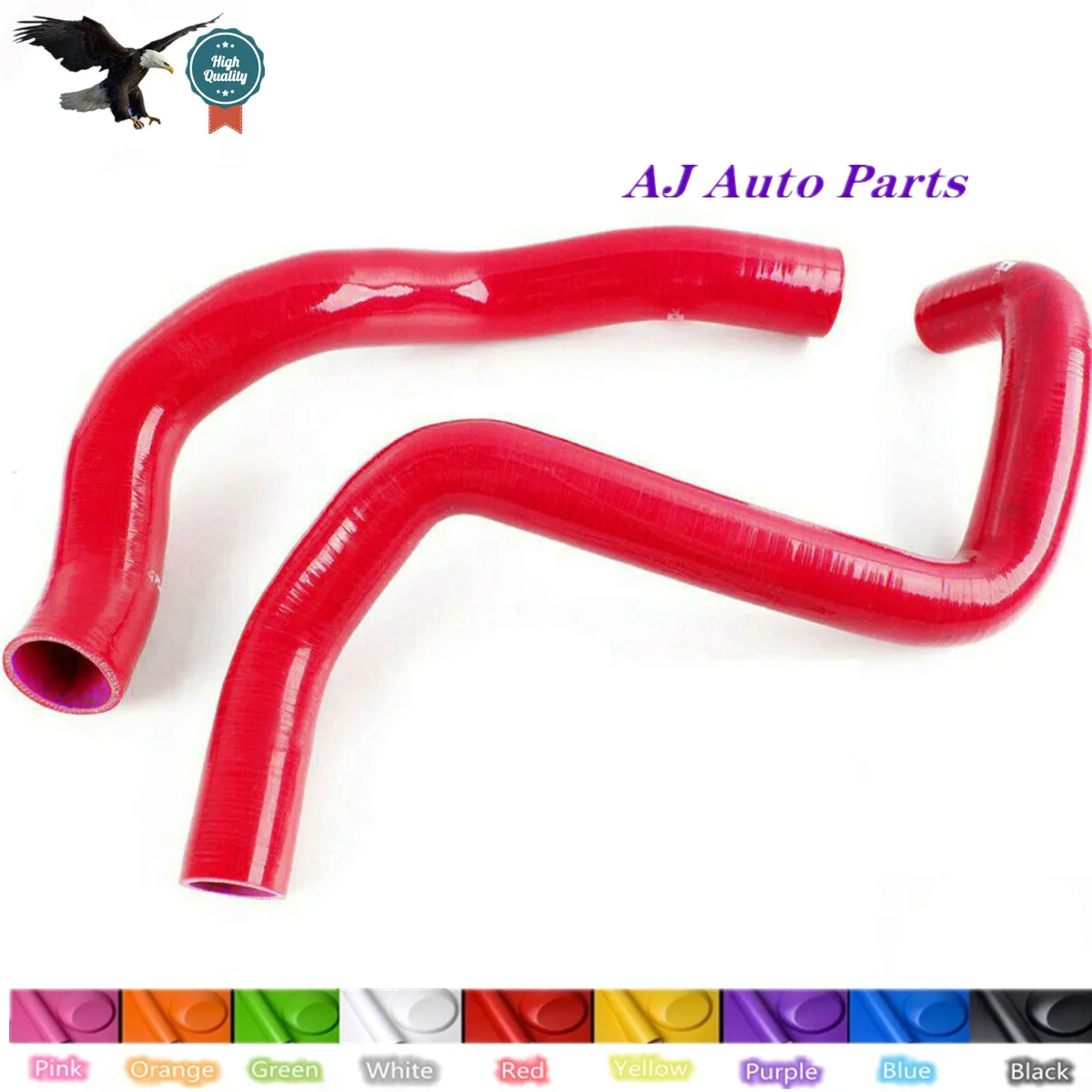 

For Ford Mustang V6 3.8L 20012002 2003 2004 Silicone Coolant Radiator 3ply Hose （3-PLY Hose ）