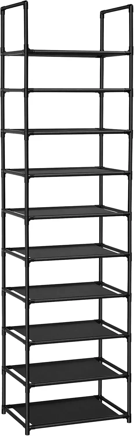 HOME 10 Tiers Shoe Rack 20-25 Pairs Sturdy Shoe Shelf image 4