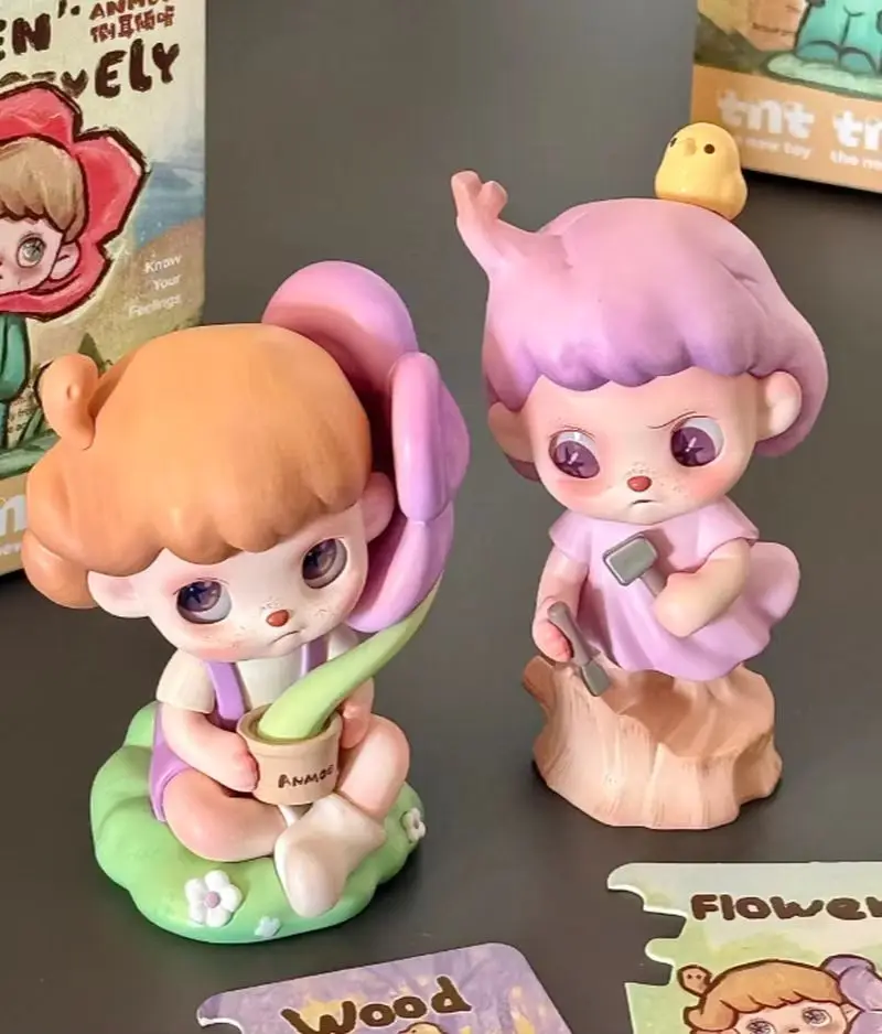 

ANMOO Trendy Toy Collectible Blind Box Side Ear Listening Series Celebrity Model Mystery Packaging