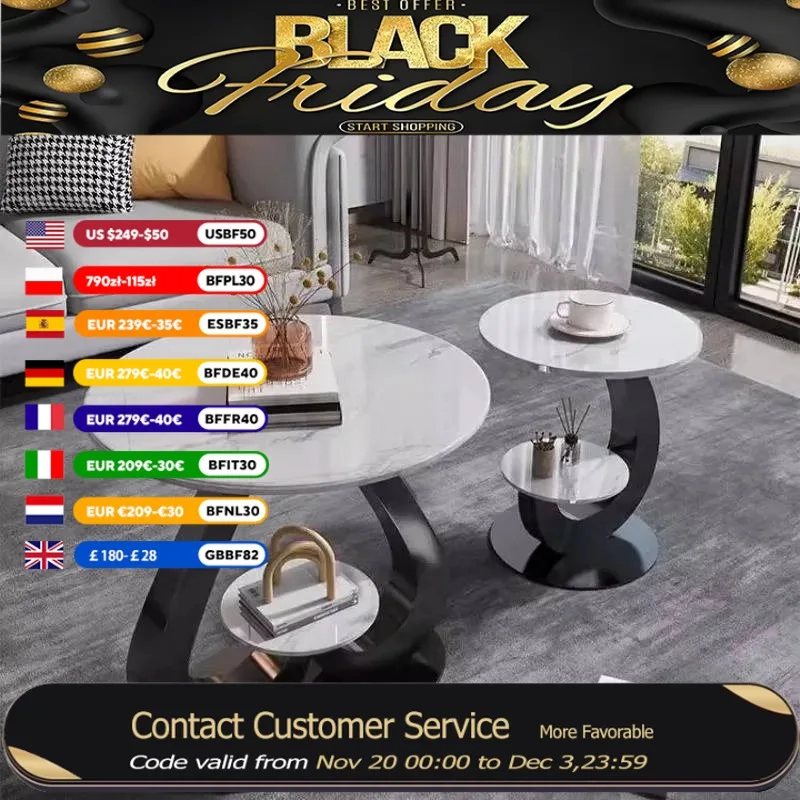 

Metal Decorative Coffee Table Modern Design Nordic Unique Black Coffee Table Minimalist Premium Table Basse Nordic Furniture