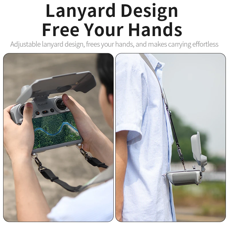 STARTRC для DJI RC/RC 2 с дистанционным управлением, солнцезащитный чехол 2 в 1, защитная пленка для экрана, солнцезащитный козырек для DJI Mini 4 Pro/Air 3S/Neo