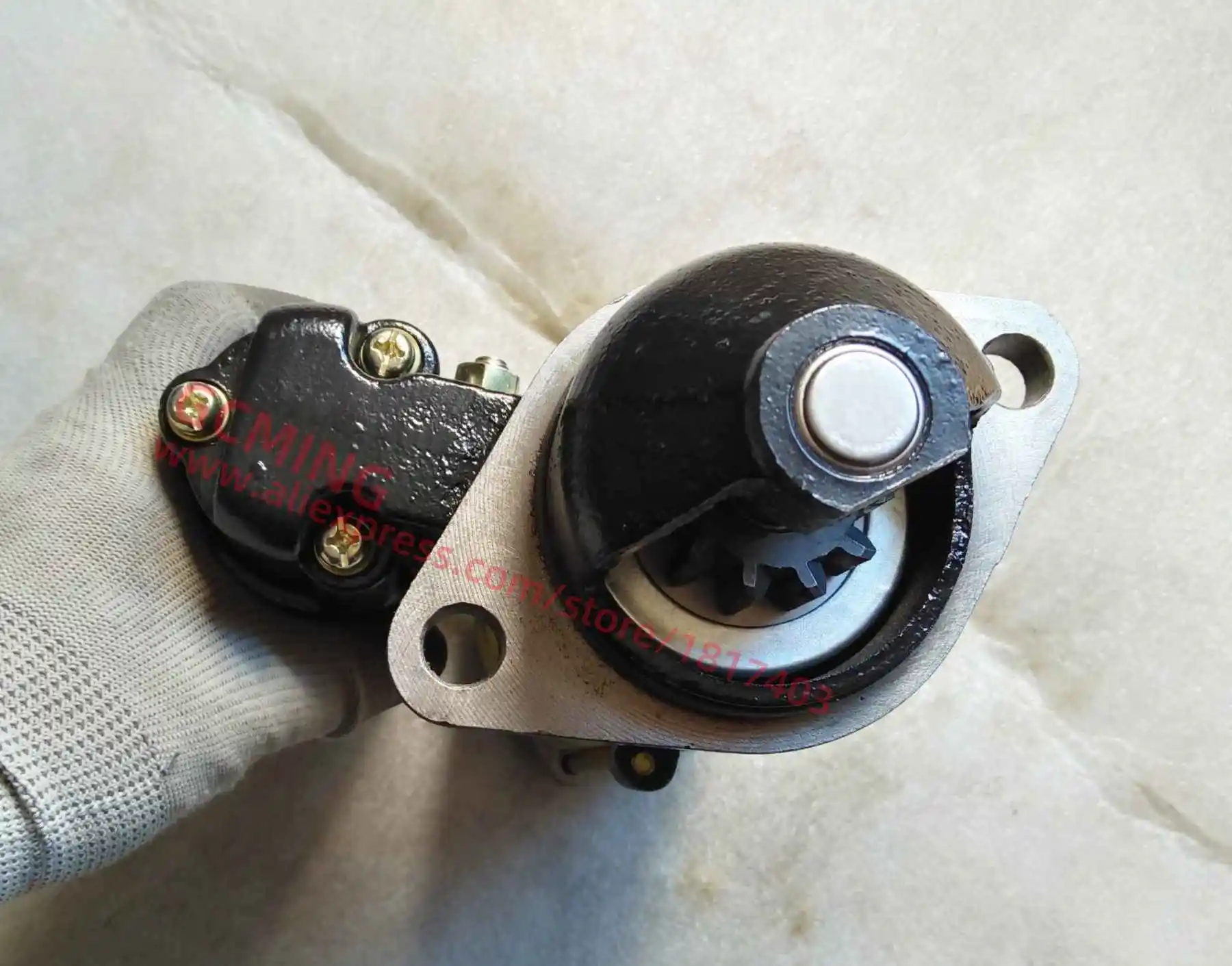 Laidong Starter KM385T-12300JC (SUNDER QDJ1332A ) QDJ 1332A, Laidong KM385BT mesin