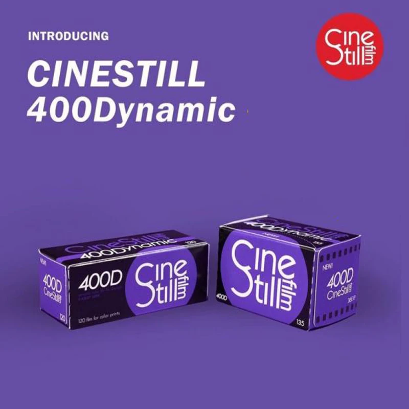 New CineStill 400D C41 Carbon Free 120/135 Color Film Negative 36EXP EI 400（Expiry Date:2025.01)