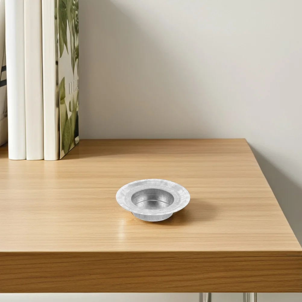 Soporte para tarros de acero inoxidable, tapa de repuesto de boca Regular, soportes decorativos de Metal para luz de té, fácil de limpiar, 10 Uds.
