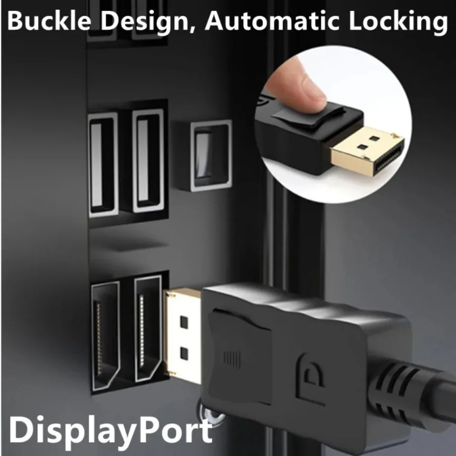 DisplayPort Display Port DP to VGA  Adapter Cable Male to Female Converter 1080P for PC Computer Laptop HDTV Monitor Projector image 3