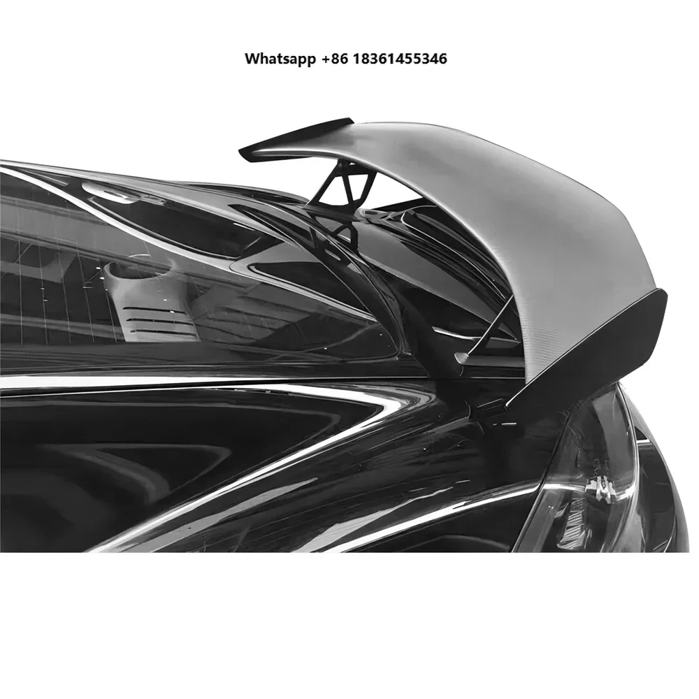 

For Cayman Boxster 718 17-23 GT4 Style Carbon Fiber Rear Trunk Spoiler Wing Lip Bootlid