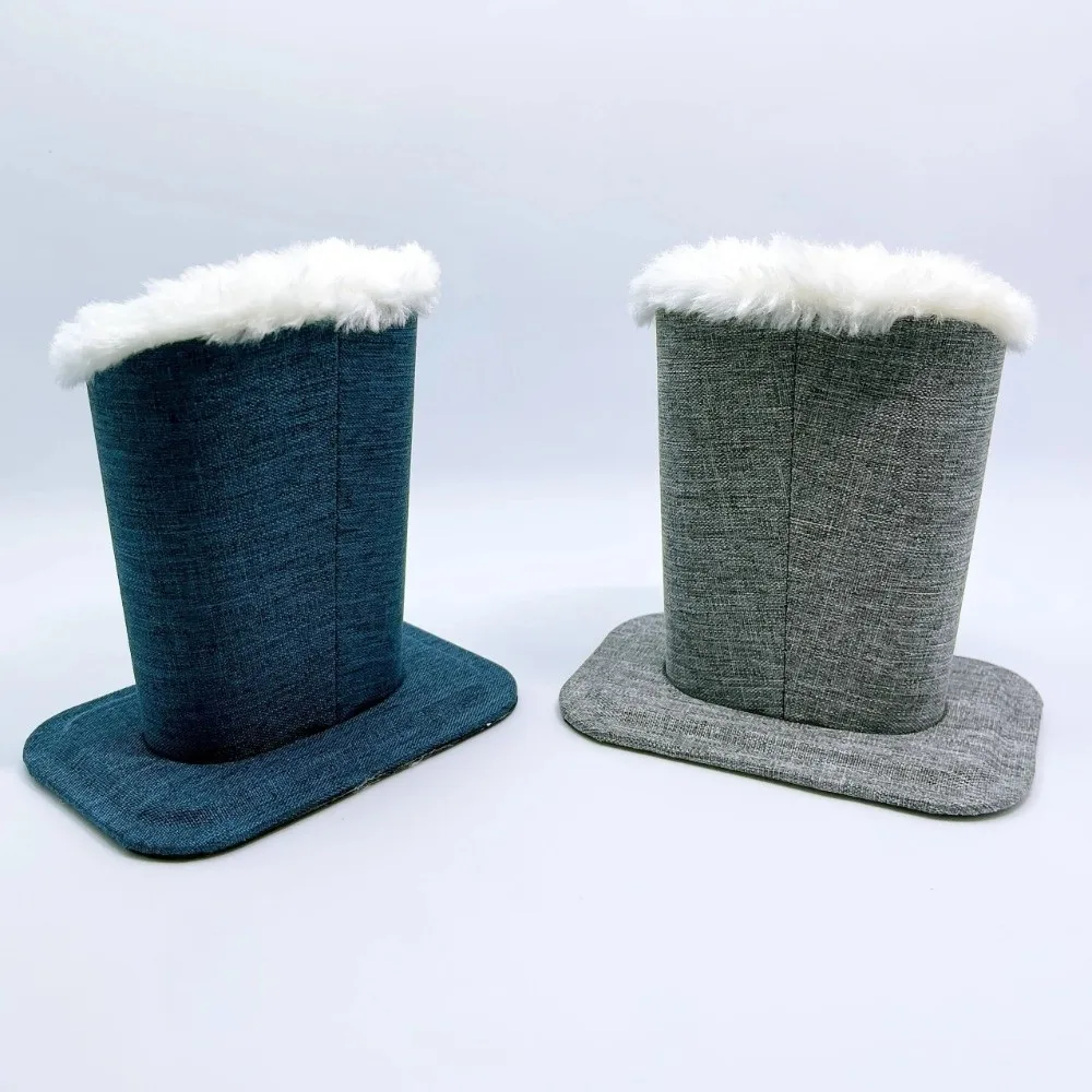 Portable Linen Glasses Box Anti-Scratch Soft Lining Eyeglass Holders Protective Lined Desk Organizer Desks