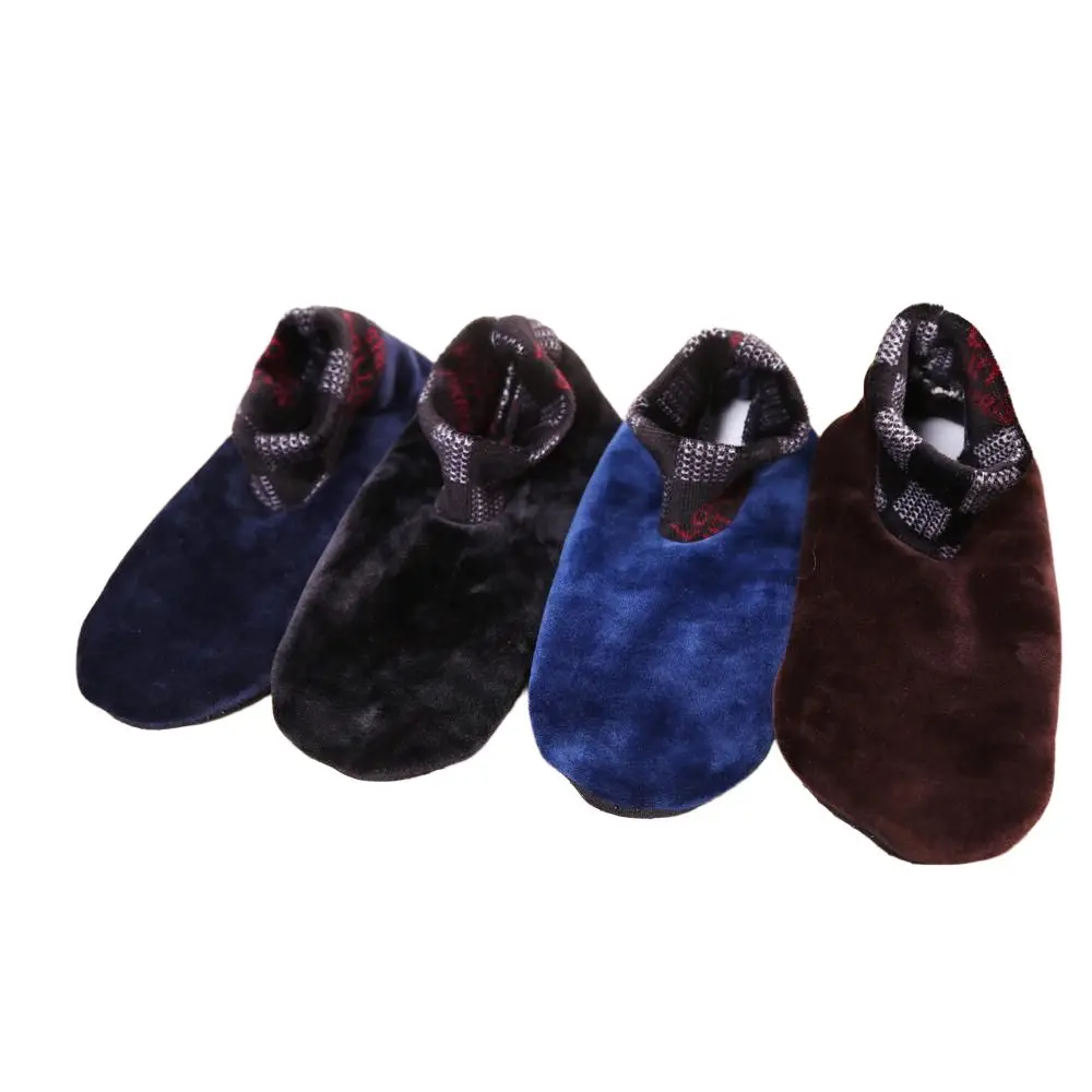 موضة شتاء دافئ المنزل السرير جورب القطبية الصوف داخلي عدم الانزلاق Sockings مرونة الحرارية رشاقته جوارب يمكن السير بها على الأرض للنساء رجل #2