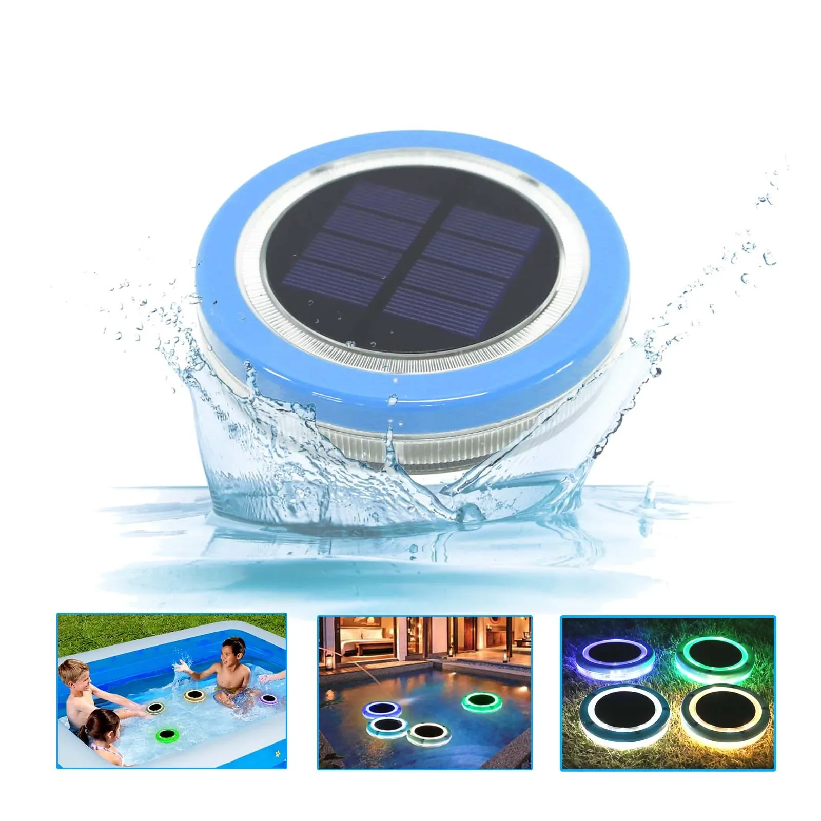 

Latest Solar Lawn Lights IP65 LED Garden Decorative Lights Floating Pool Lamps Outdoor Landscape Lights Multi-color Optional Hot