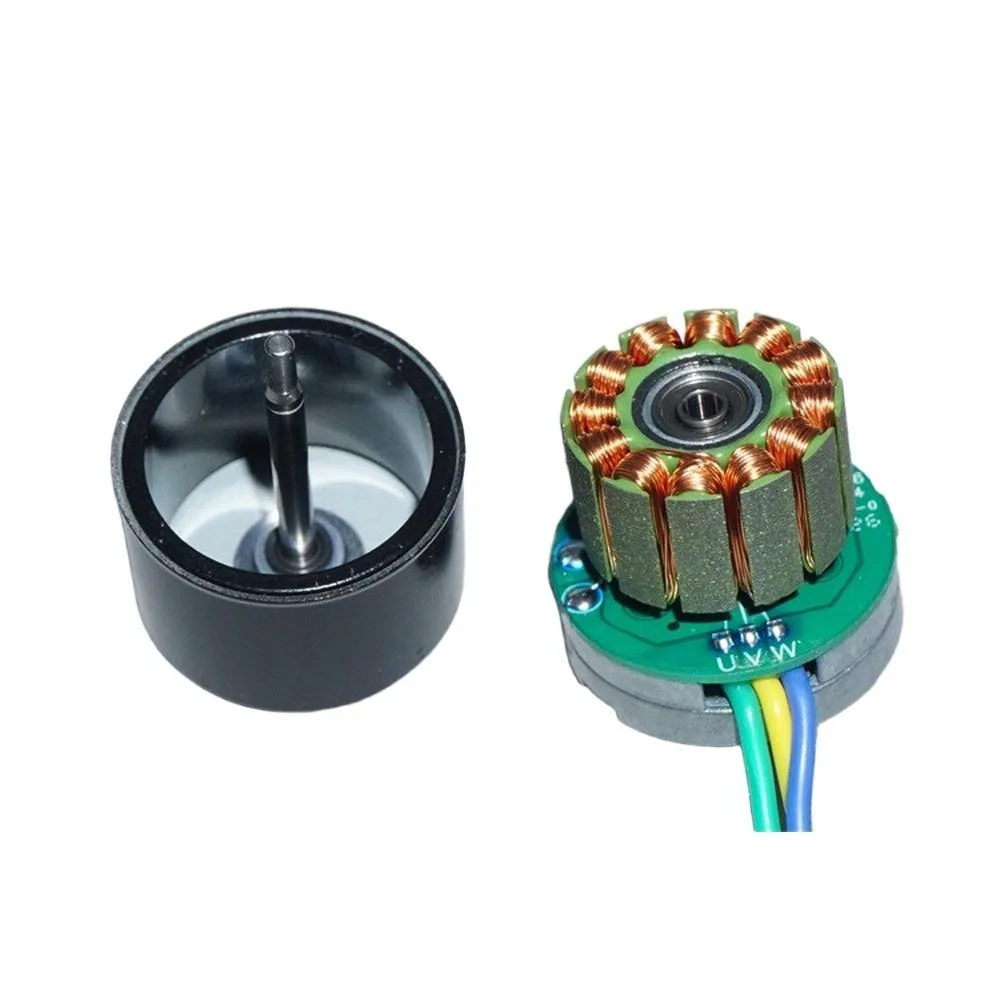 28mm Outer Rotor Brushless Planetary Gear Reducer Motor 12V High Torque All Metal 72:1 Ratio 3‑Stage Gearbox 68RPM Gear Motor