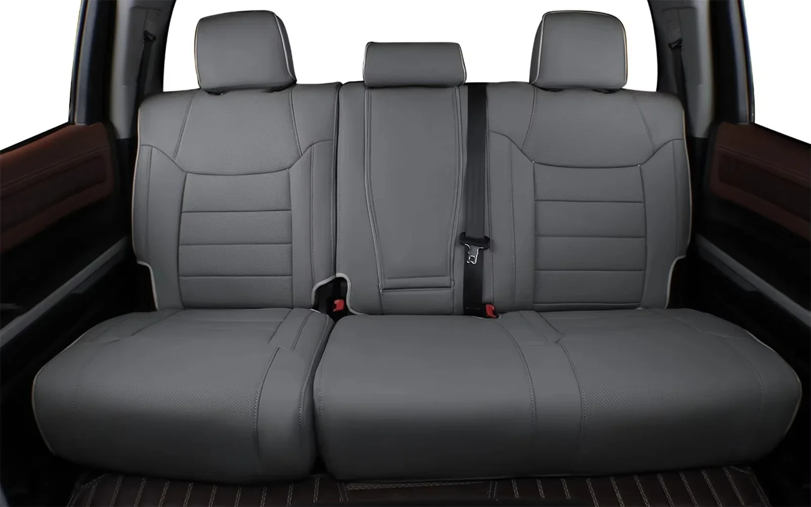 EKR Custom Fit Full Set of Breathable Leather Car Seat Covers for Kia Optima/K5 2010-2022 2021 Select for Front Row