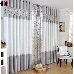 Luxury Modern Chenille Curtains Stitching Bird Nest Bedroom Living Room Coffee French Window Treatment Cortinas WP221C