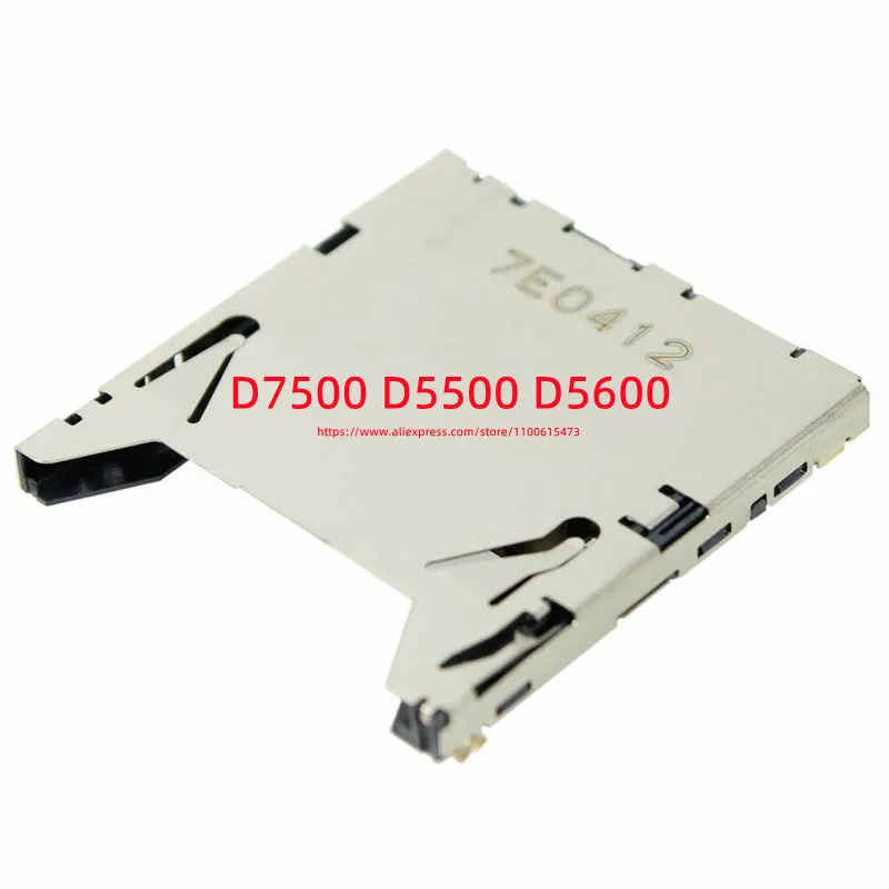 

Original NEW For Nikon D7500 D5500 D5600 SD Memory Card Slot Reader Assembly Camera Replacement Spare Part