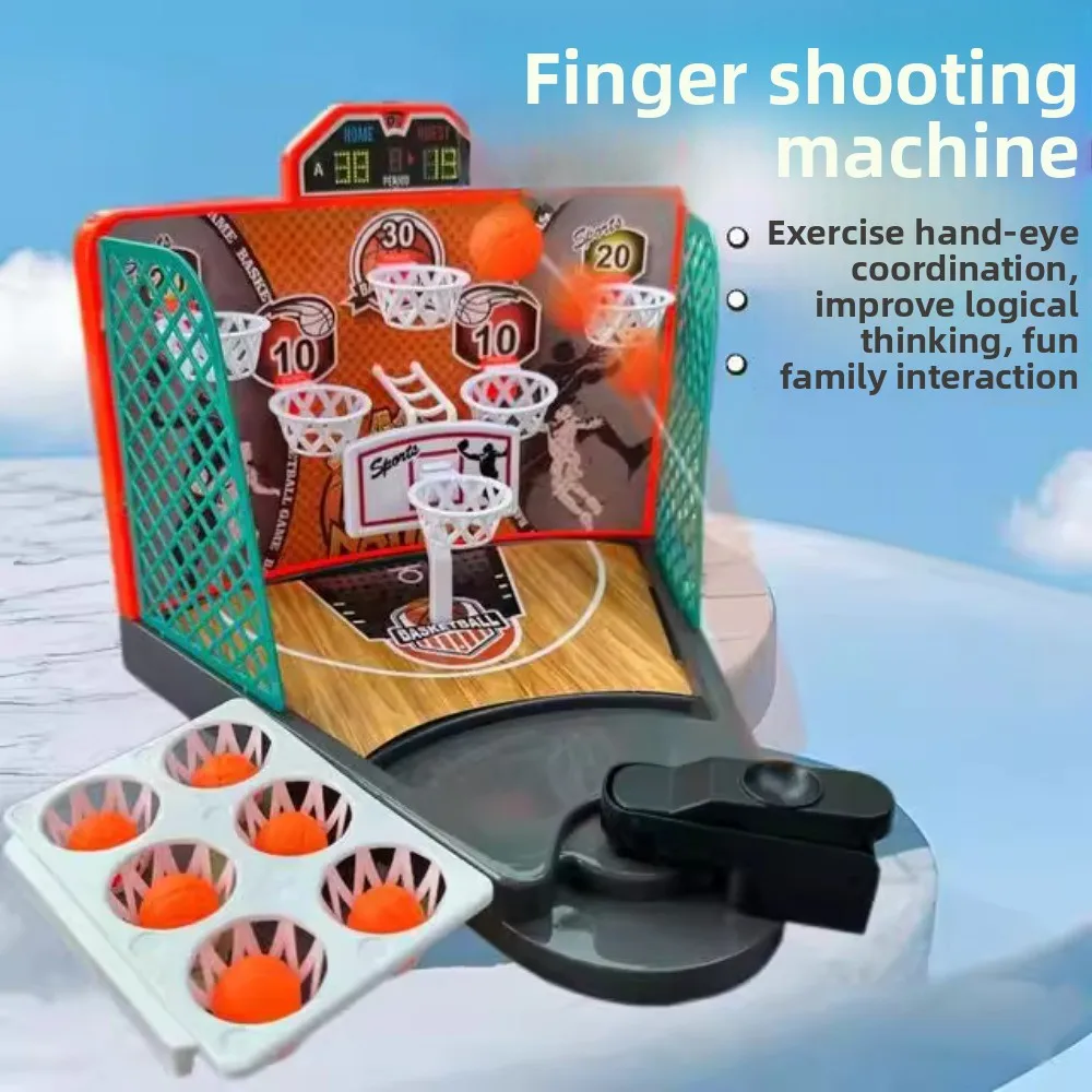 Family desktop competitive finger basketball educational toys parent-child PK game fun hands-on brain children's toys