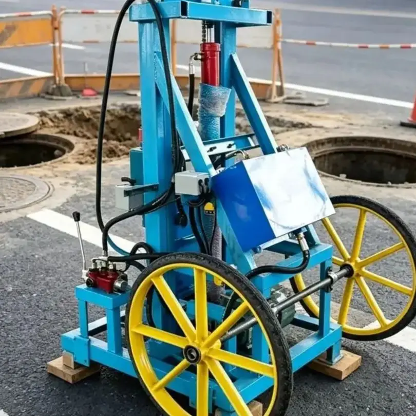 Customized Wheel‑mounted Water Well Drilling Rig, Portable Water Well Drilling Rig, Rural Water Intake Drilling Equipment