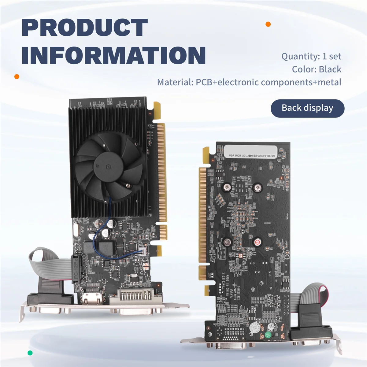 

【СОВЕРШЕННО НОВАЯ】 Видеокарта GT730 2 ГБ GV-N730-2GI D3 64-битные видеокарты GDDR3 GT 730 D3 DVI Б/у VGA-карты HDMI-совместимые