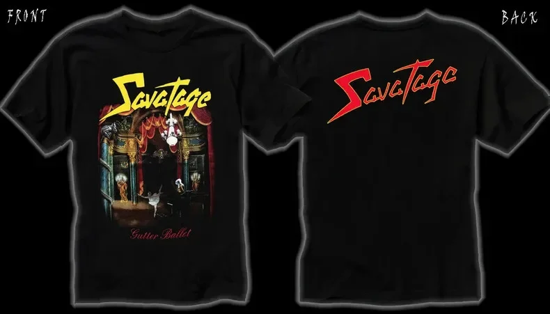 New Dtg/Dtf printed T-shirt - SAVATAGE' - Gutter' Ballet - size- S,M,L,XL,2-3-4