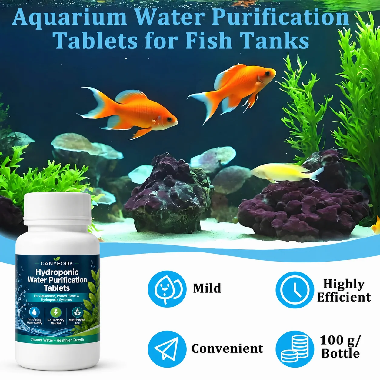 Comprimés purificateurs d'eau - Aquarium Fish Tank Cleaner avis et prix
