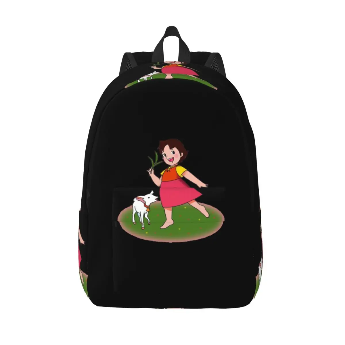 

Heidi Cartoon Student Backpack School Bag Hiking Travel Daypack for Men Women Bookbag Shoulder Bags