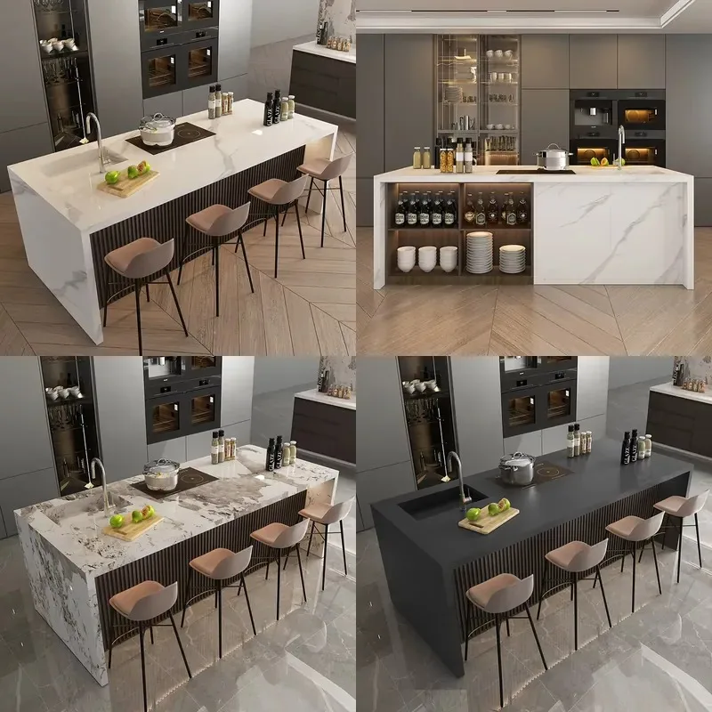 Sintered Stone Slab for Kitchen Island Countertop Dining Table 160x320cm 120x240cm Large Format Porcelain Tile Surface