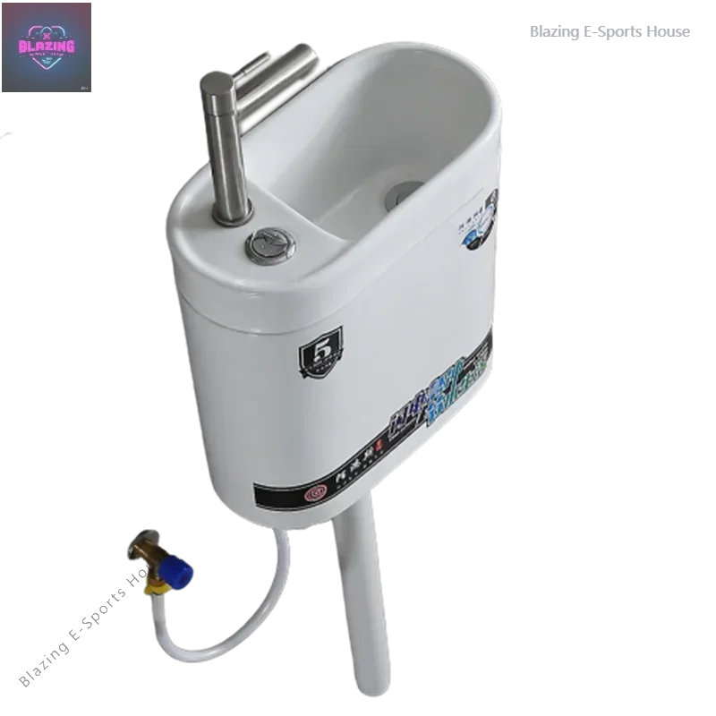 Ceramic with wash basin faucet integrated water tank squatting toilet squatting pit squatting toilet flushing water tank hot