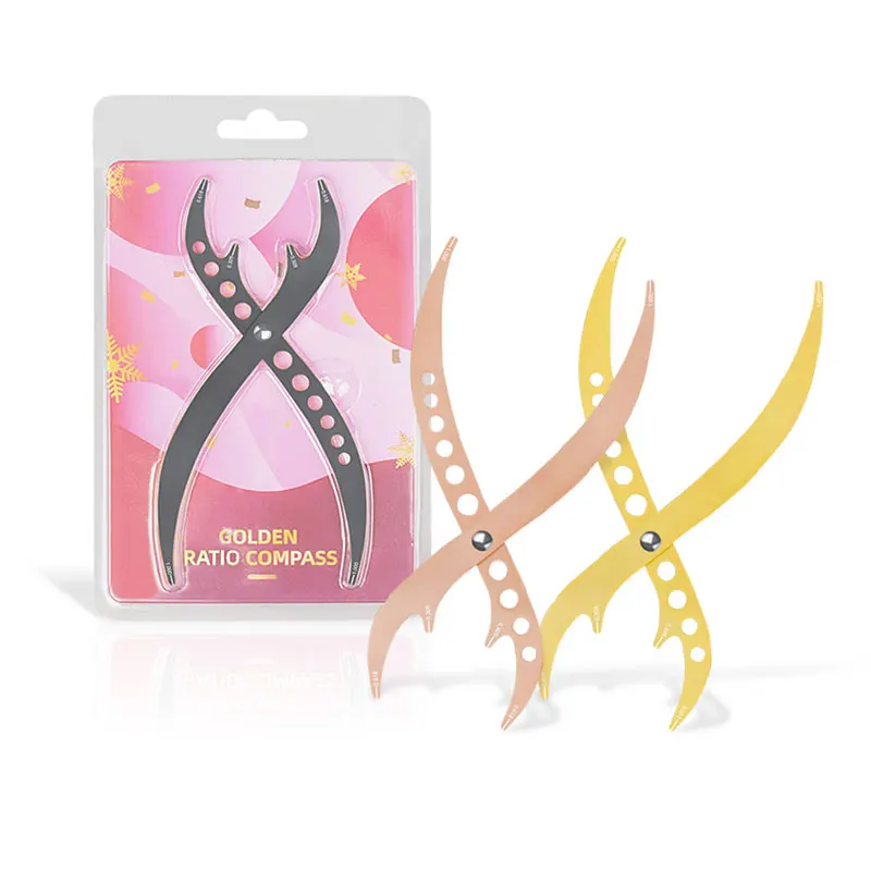 

1Pc Compass Microblading Golden Ratio Divider Balance Positioning Eyebrow Design Ruler Measurement Position Tool Tattoo Supplies