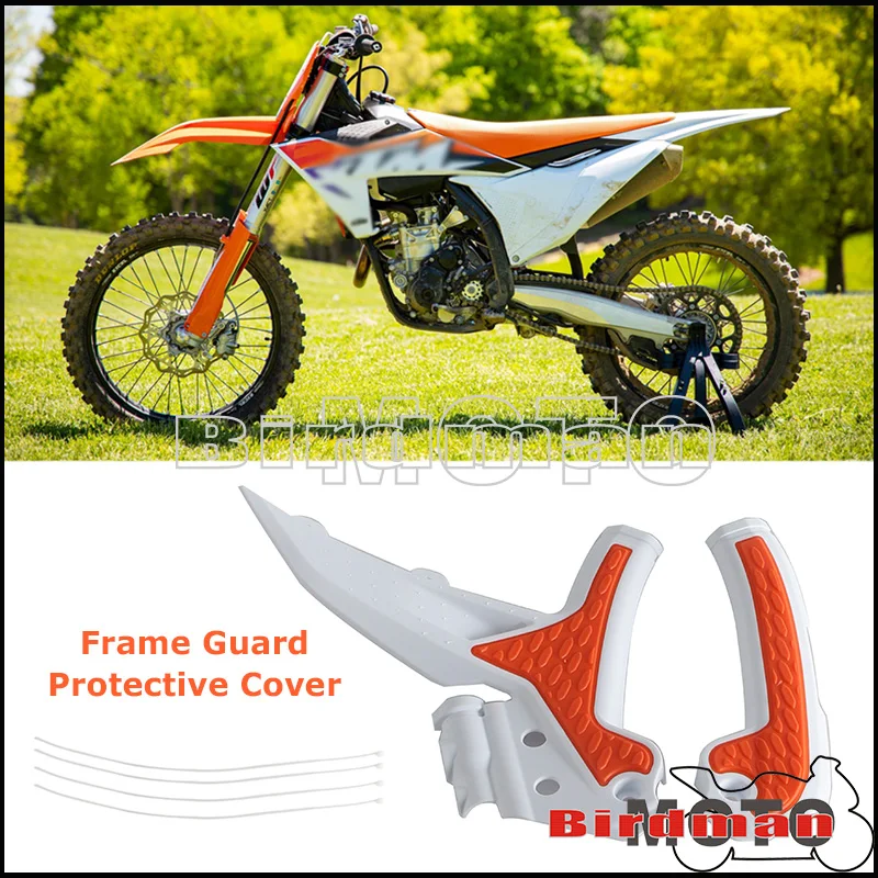 

Universal Motorcycle Left Right Protection Cover Frame Guard Protector For 150 250 350 450 500 EXC EXC-F SIX DAYS 2024-2025