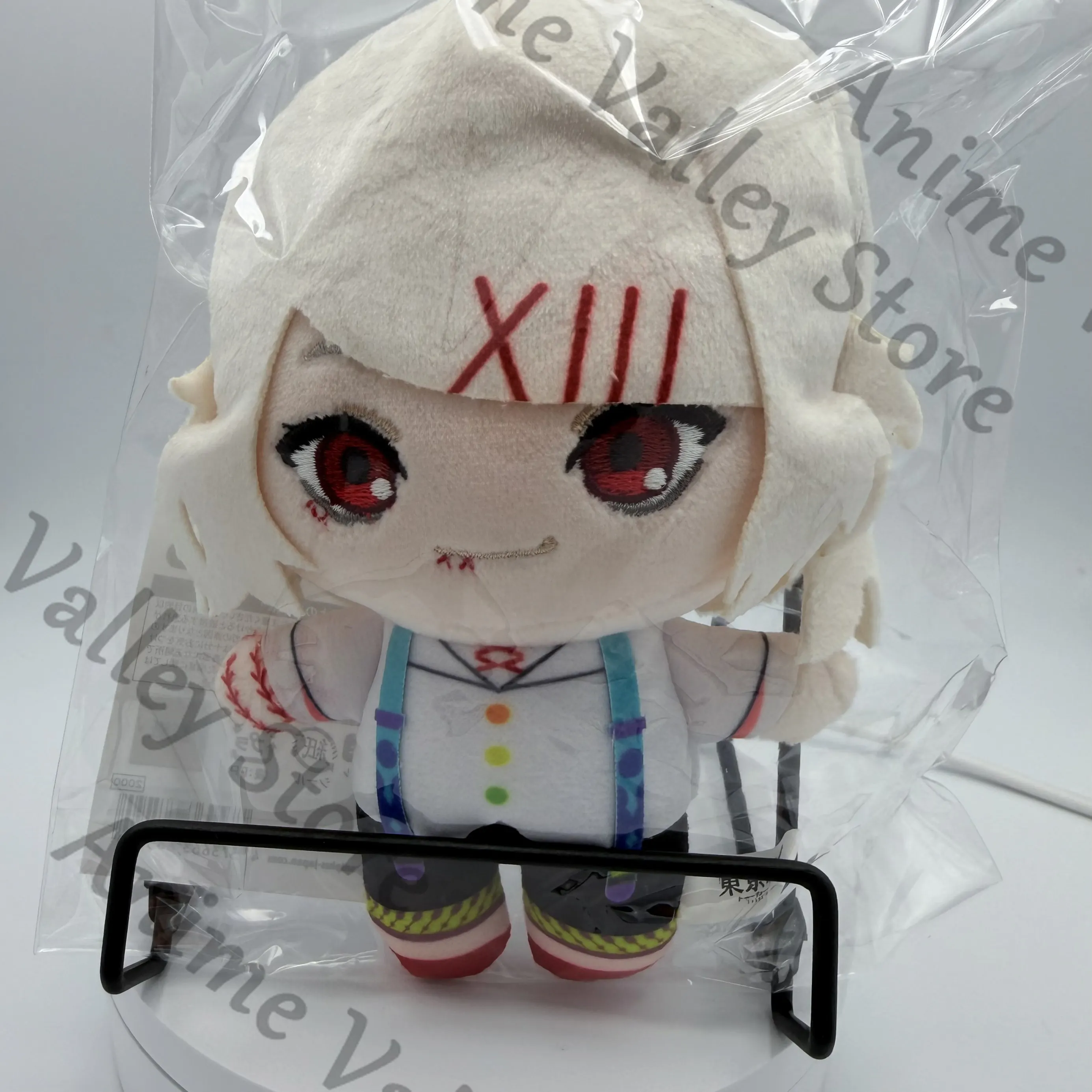 

Genuine Anime Tokyo Ghoul Kaneki Ken Touka Kirishima JUZO SUZUYA Cosplay Fluffy Cotton Maumet Cartoon Puppet Pendant Keychain