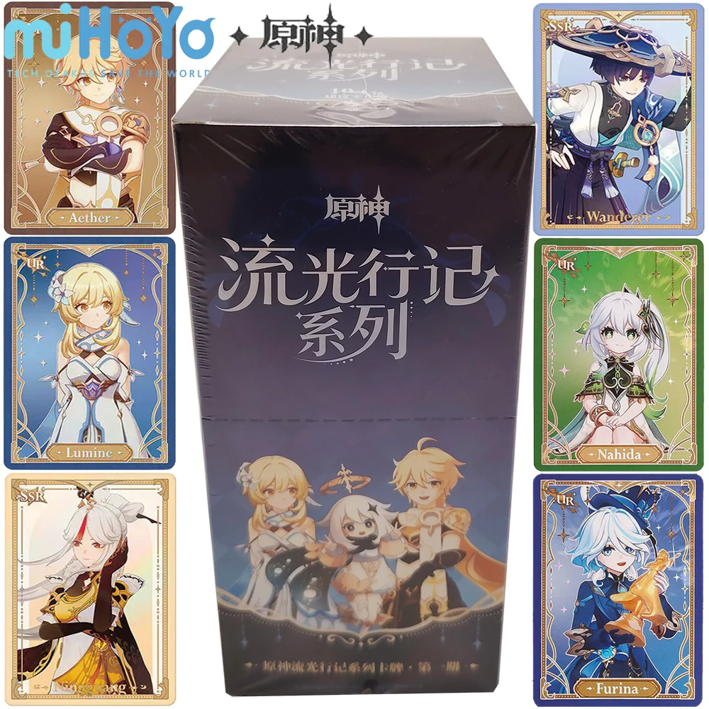 mihoyo-original-genshin-impact-collection-cards-cute-game-characters-nahida-furina-hd-cards-peripheral-doujin-toys-and-hobbies