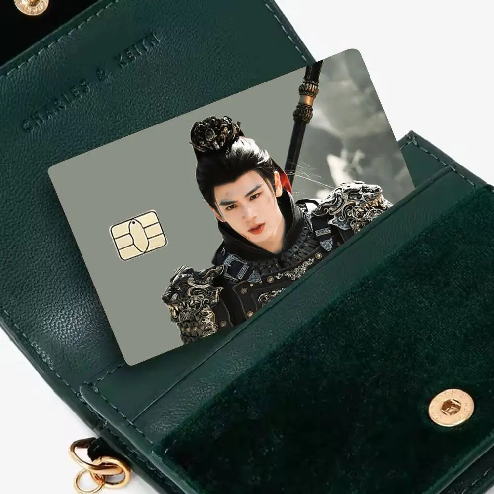 Pursuit of Jade zhang linghe xie zheng 4pcs 1Set HD Waterproof Card Skins Protective Stickers for Credit Bank Game Cards