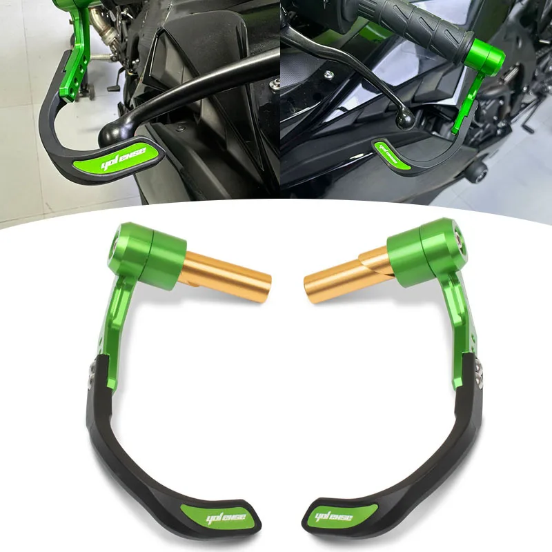 

Motorcycle 7/8" 22mm Handlebar Grips Guard Brake Clutch Levers Guard Protector Fit For NINJA 500 For Z500 2024 2025