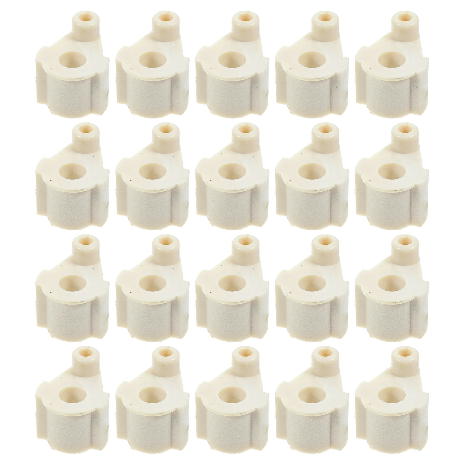 20Pcs Fan Button Connector Durable ABS Quality Stable Reliable Versatile Application Easy to Install and Remove