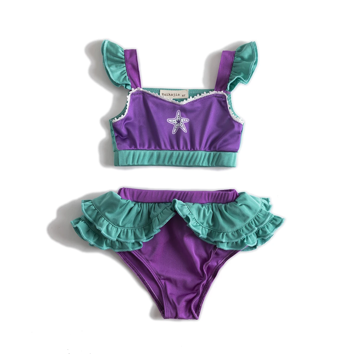 

Ariel litlle mermaid swimsuit bathing suit practice dancewear dance recital costume swimsuit cosplay