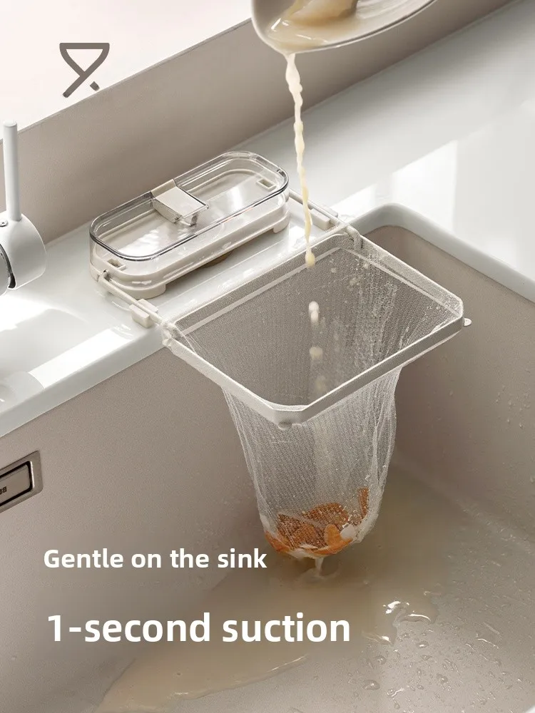 

Kitchen Sink Strainer Filter Cupboard Corner Suction Drain Rack Leftovers Food Waste Filter Pool Blocking Prevention Tool