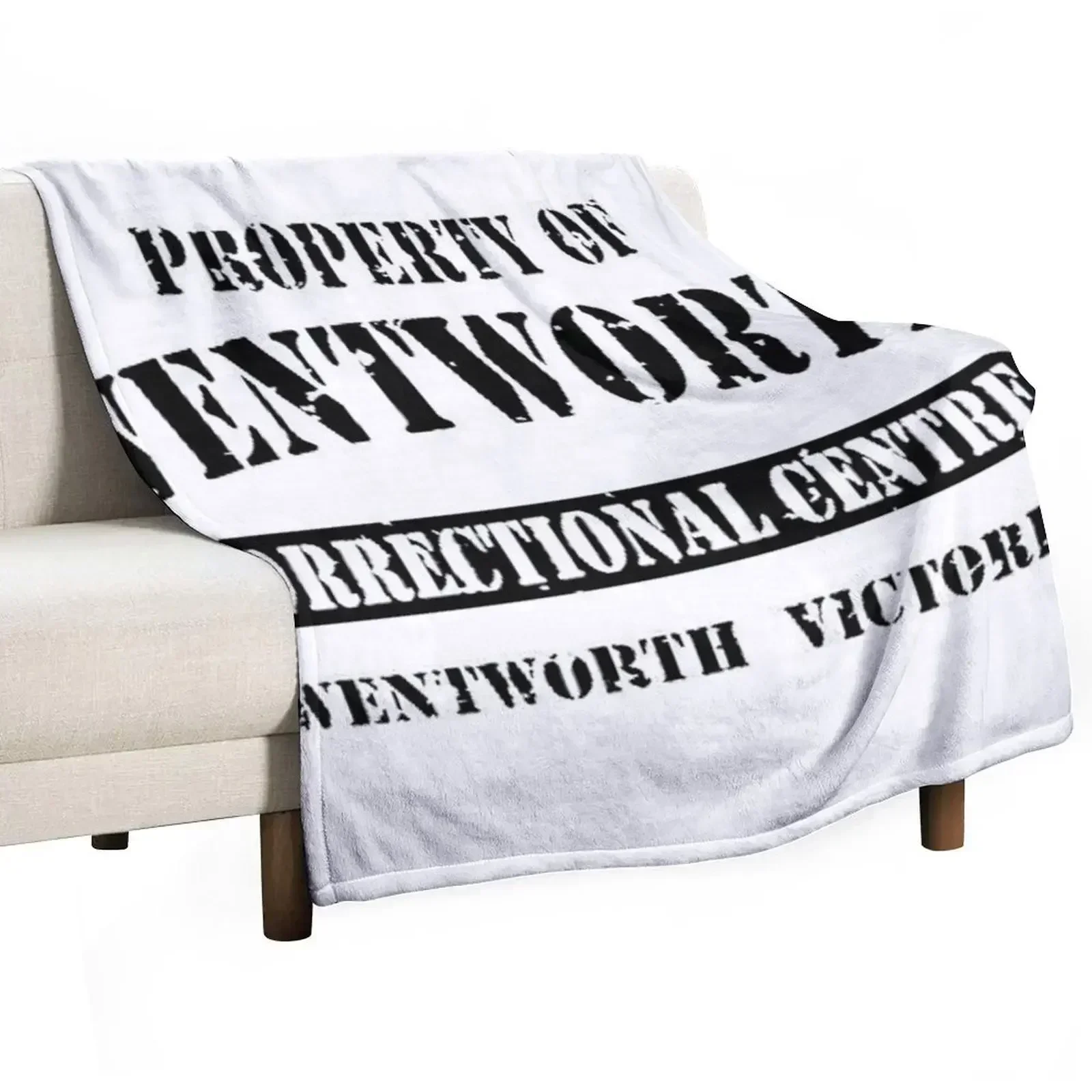 Wentworth Correctional Center Throw Blanket Decorative Sofa Beach Soft Plush Plaid Camping Sofas Blankets