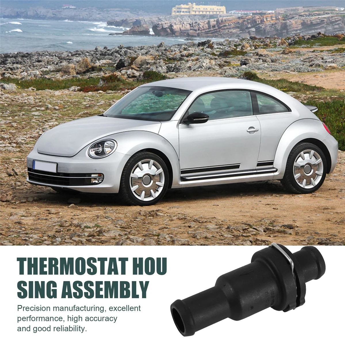 

A02Q-автомобильный термостат охлаждения в сборе для Beetle CC Eos 1K0121113A 4E0121113 9025132 191975 TH575