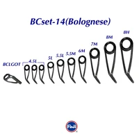 Juego de guía Fuji Original, marco de acero inoxidable de 14 KL-L M H para lubina, caña de pescar ligera de agua salada giratoria y bolonesa