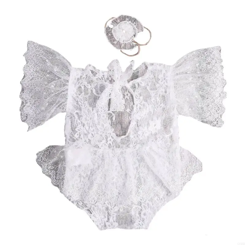 

Corb Newborn Photography Lace Seethrough Romp