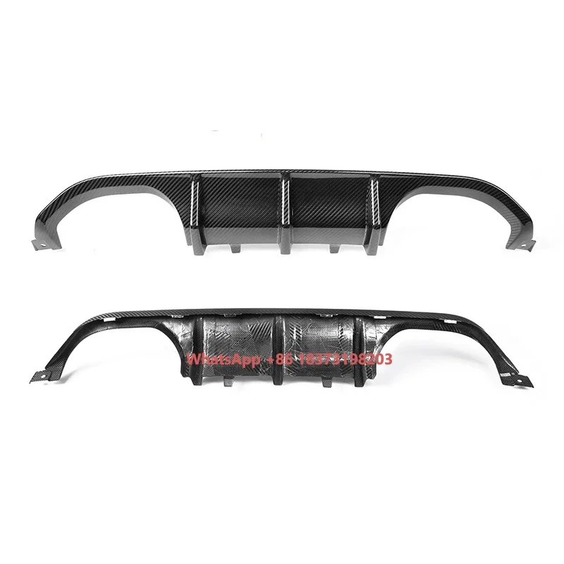 Hot Selling MP Style Rear Diffuser for M3 F80 M4 F82 Body Kits Made for Real 3K Carbon Fiber Rear Bumper Lip Rear Diffuser
