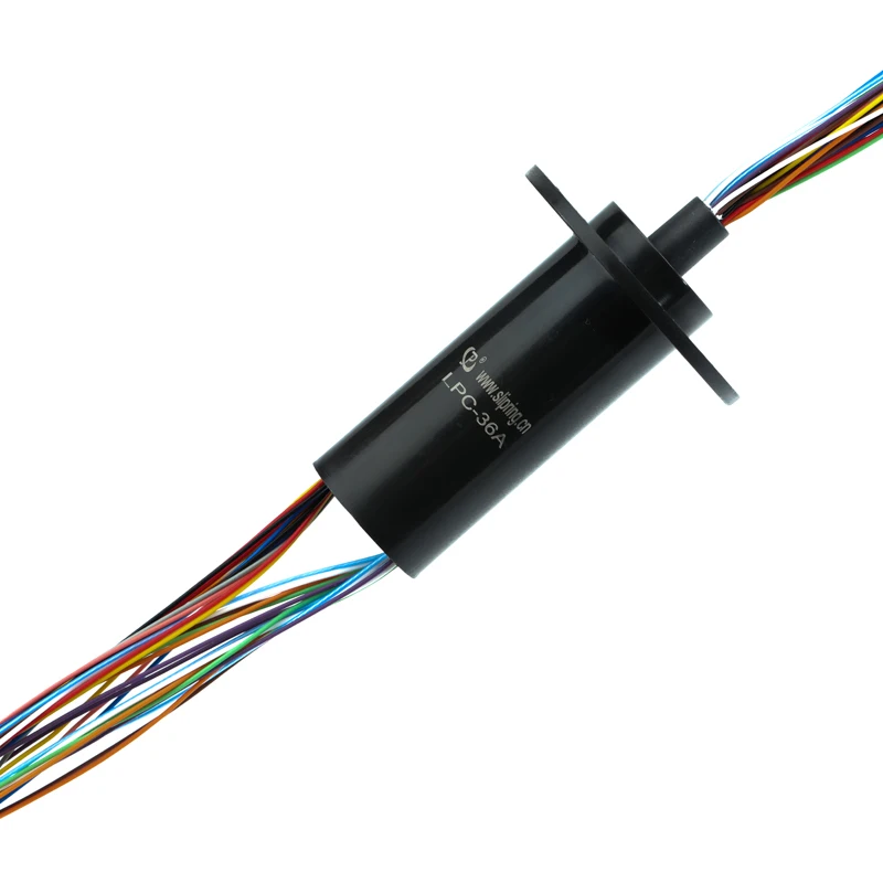 Electrical Slip Ring,36 Circuits 2A IP54 240VAC 0~300 RPM,for LED Industry