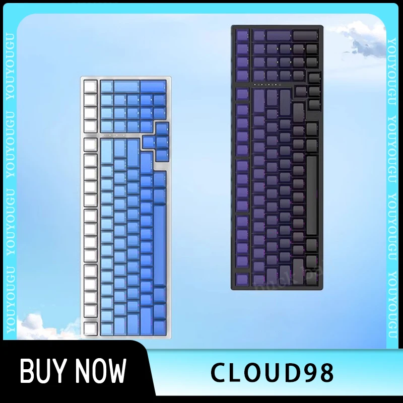 

Ipi Cloud98 Gamer Mechanical Keyboard 3mode Rgb Wireless Bluetooth Keyboards Magnetic Switch Office Gasket Customize Accessorie